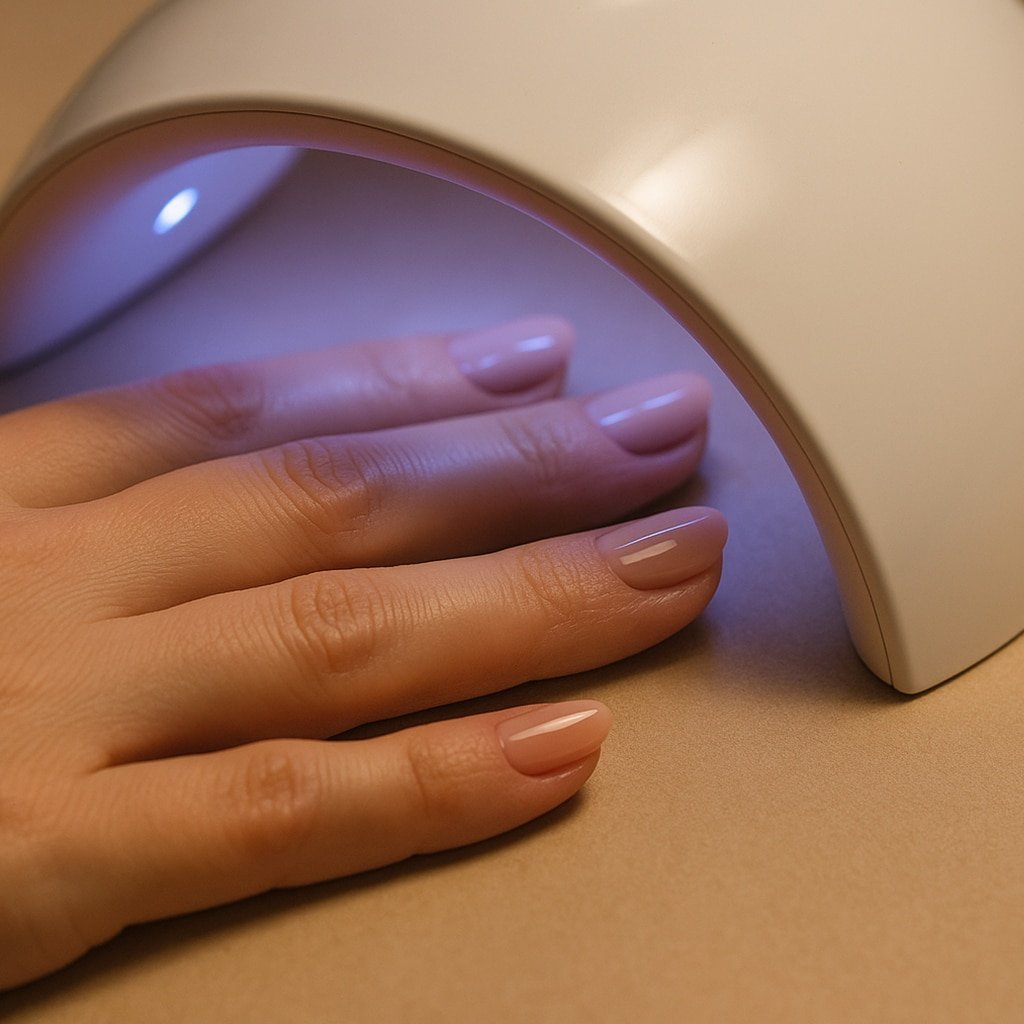 russian manicure curing sealing