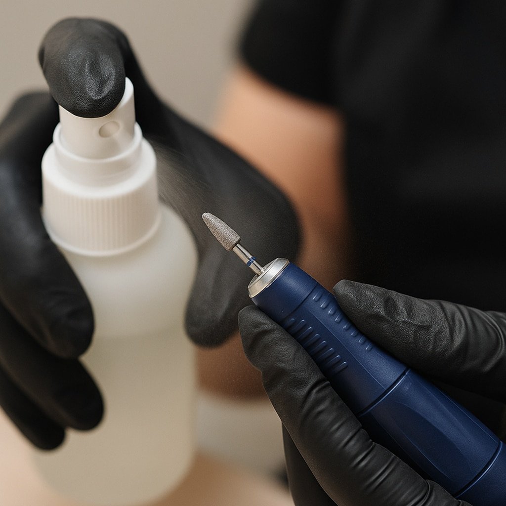 Safe sterilization of tools before Russian manicure